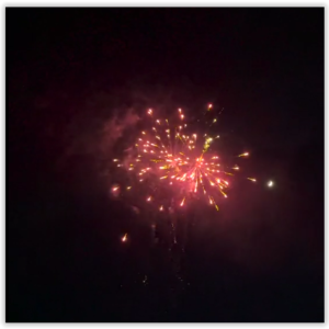 36 shot Crackling Kaleidoscope - Pink Crackling,Orange Crackling, Blue Crackling and Lemon Crackling